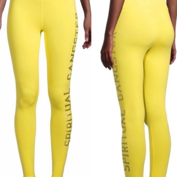 Yoga Pants With Writing